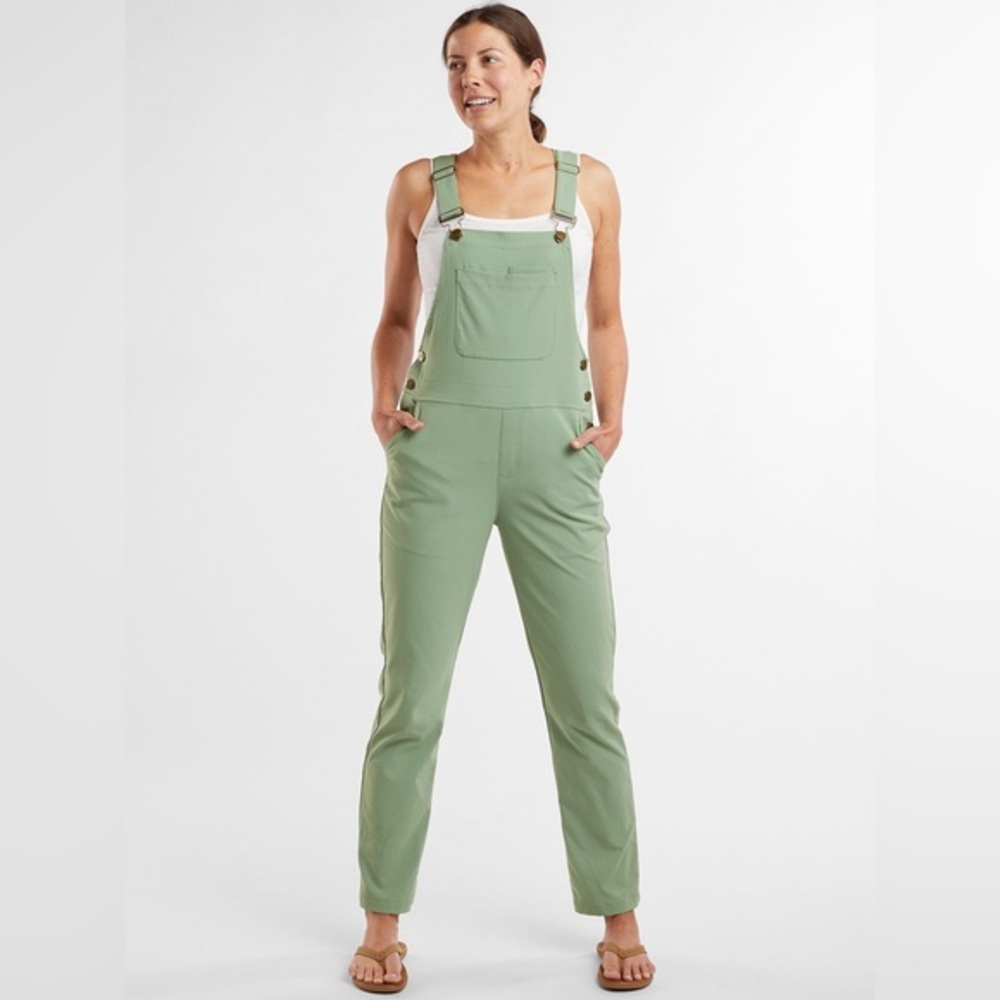Wild Rye Overland Women's Olive Green Overalls Jumpsuit 14 PRICE FIRM